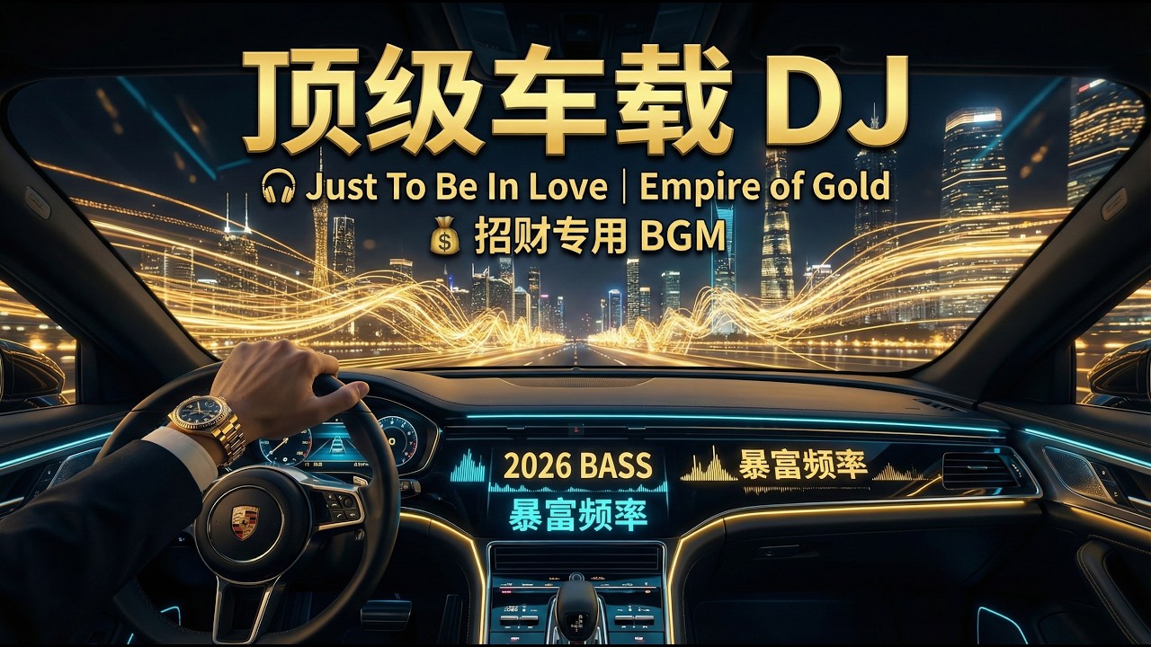 2026 顶级车载《富豪频率》💰 听完这首《Empire of Gold》财运爆棚！开车必听的“搞钱”BGM (Bass Boosted)