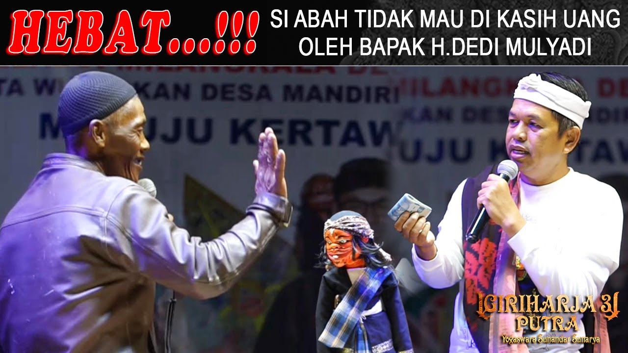 HEBAT...!!! Si Abah Tidak Mau Menerima Uang Pemberian Kang Dedi Mulyadi