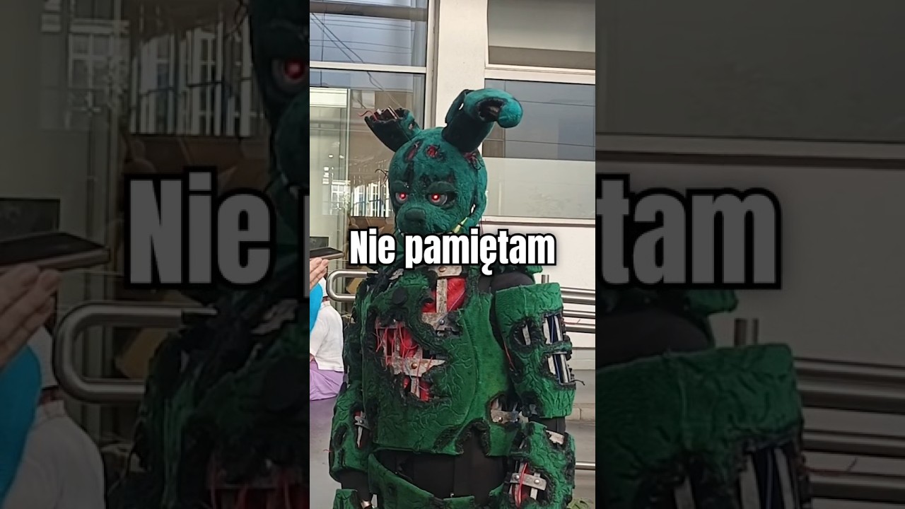 Ile wiedzą cosplayerzy o FNAF?! #fnaf #fivenightsatfreddys #shorts #springtrap #foxy