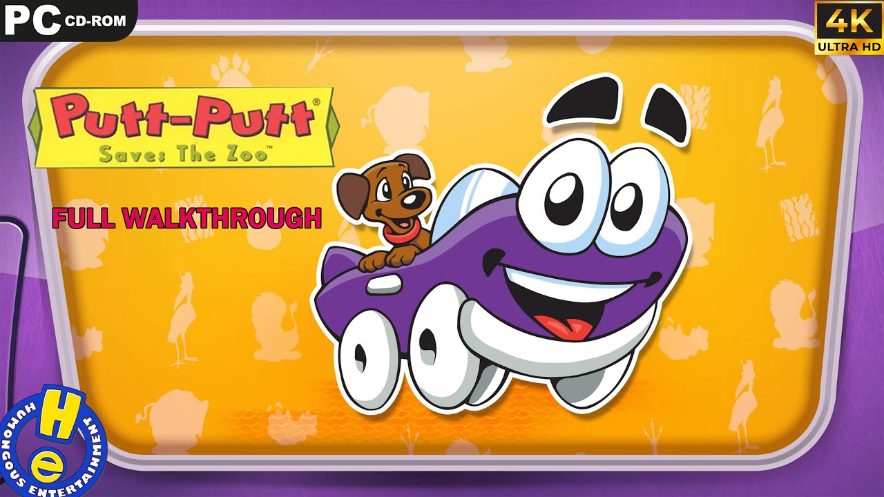 Putt-Putt Saves the Zoo [PC]  -  Full Walkthrough - 4k UHD - No commentary