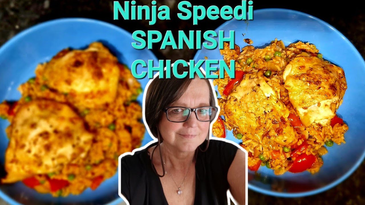 Ninja SPEEDI .Spanish Chicken with rice  #onepotwonders #nopacketsorjars #delicious