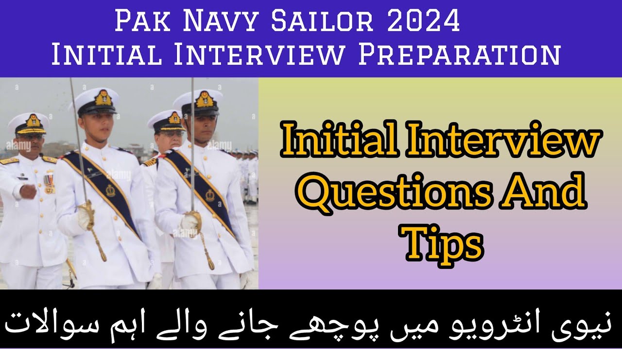 PAK NAVY |SAILOR'S B-2024 | Important Interview Questions & Answers| |Complete Details |
