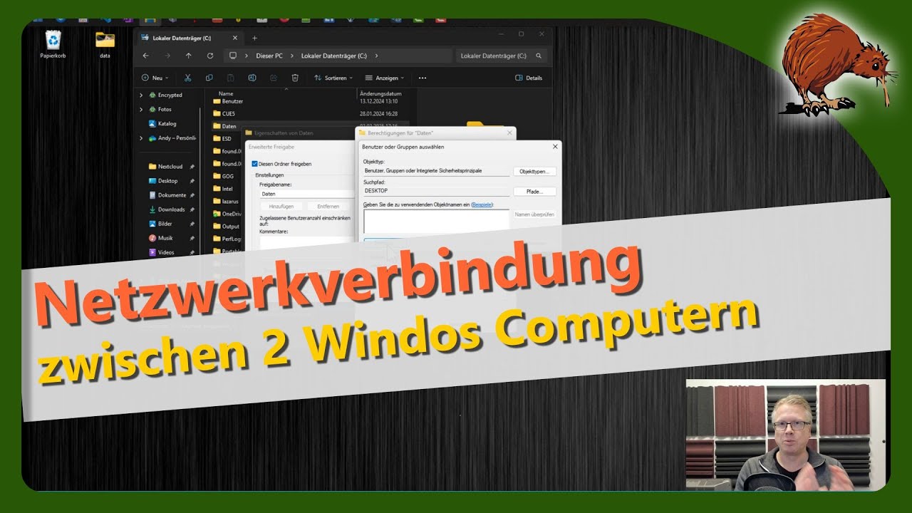 Windows 11: Netzwerkverbindung zwischen zwei Computern einrichten &ndash; Schritt f&uuml;r Schritt erkl&auml;rt! 🖥️