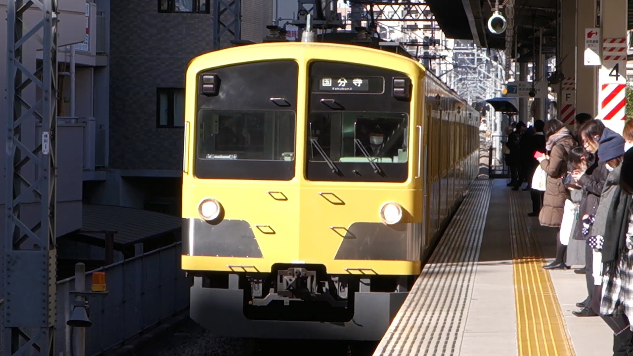 【FHD】西武国分寺線・多摩湖線 国分寺駅にて(At Kokubunji Station on the Seibu Kokubunji and Tamako Line)