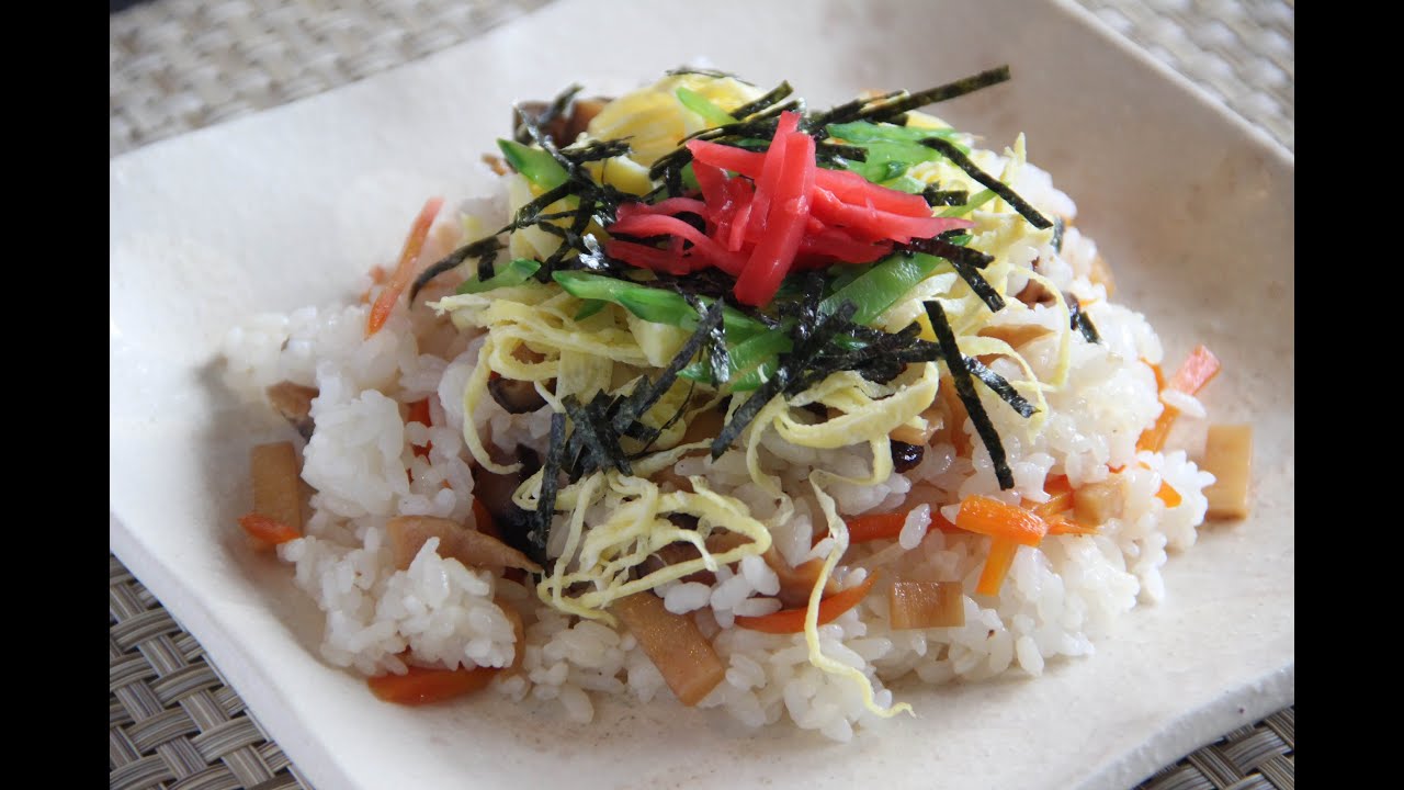 Barazushi Recipe - Japanese Cooking 101