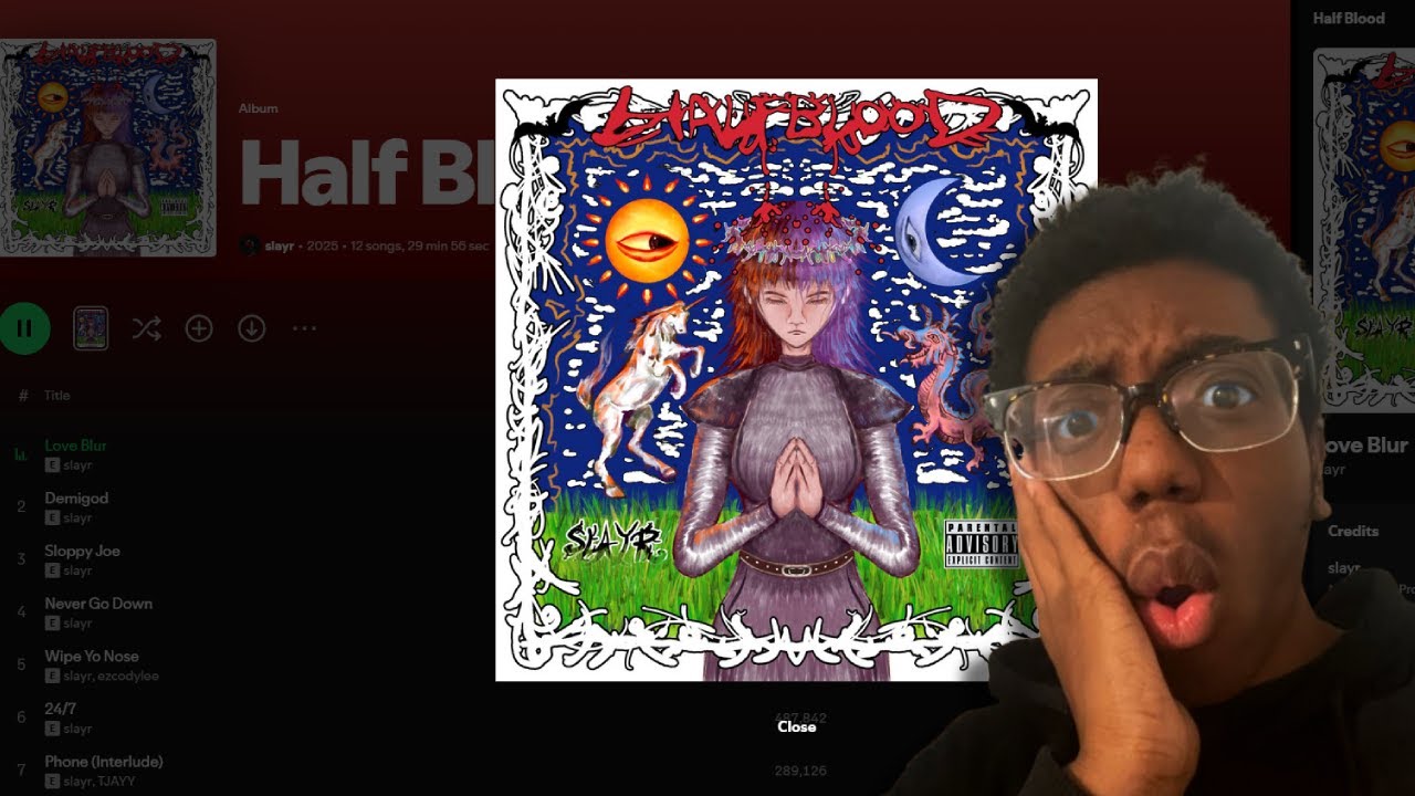 radiantboykay reacts to slayr half blood