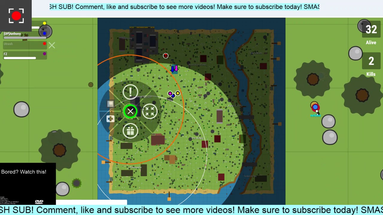 Surviv.io: AWESOME SQUADS BUNKER WIN! ✔ | FZ