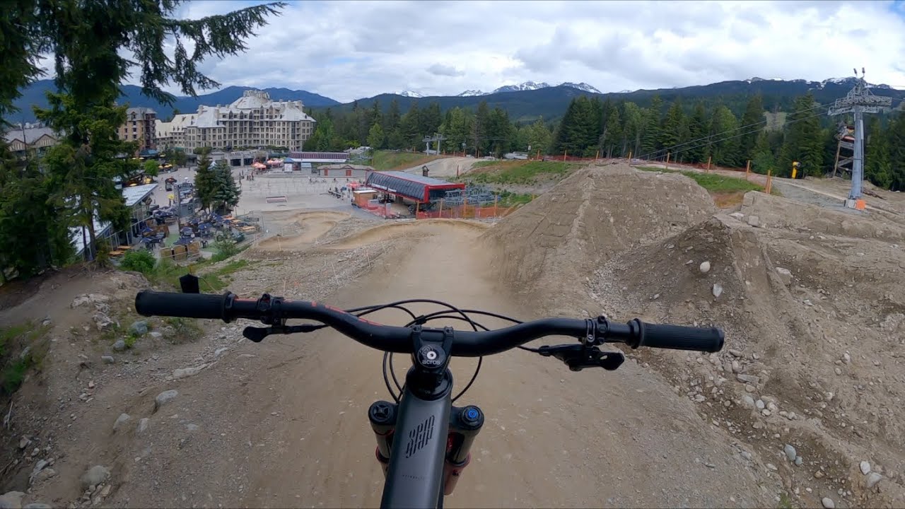 First day laps at whistler bike park, so good to be back!