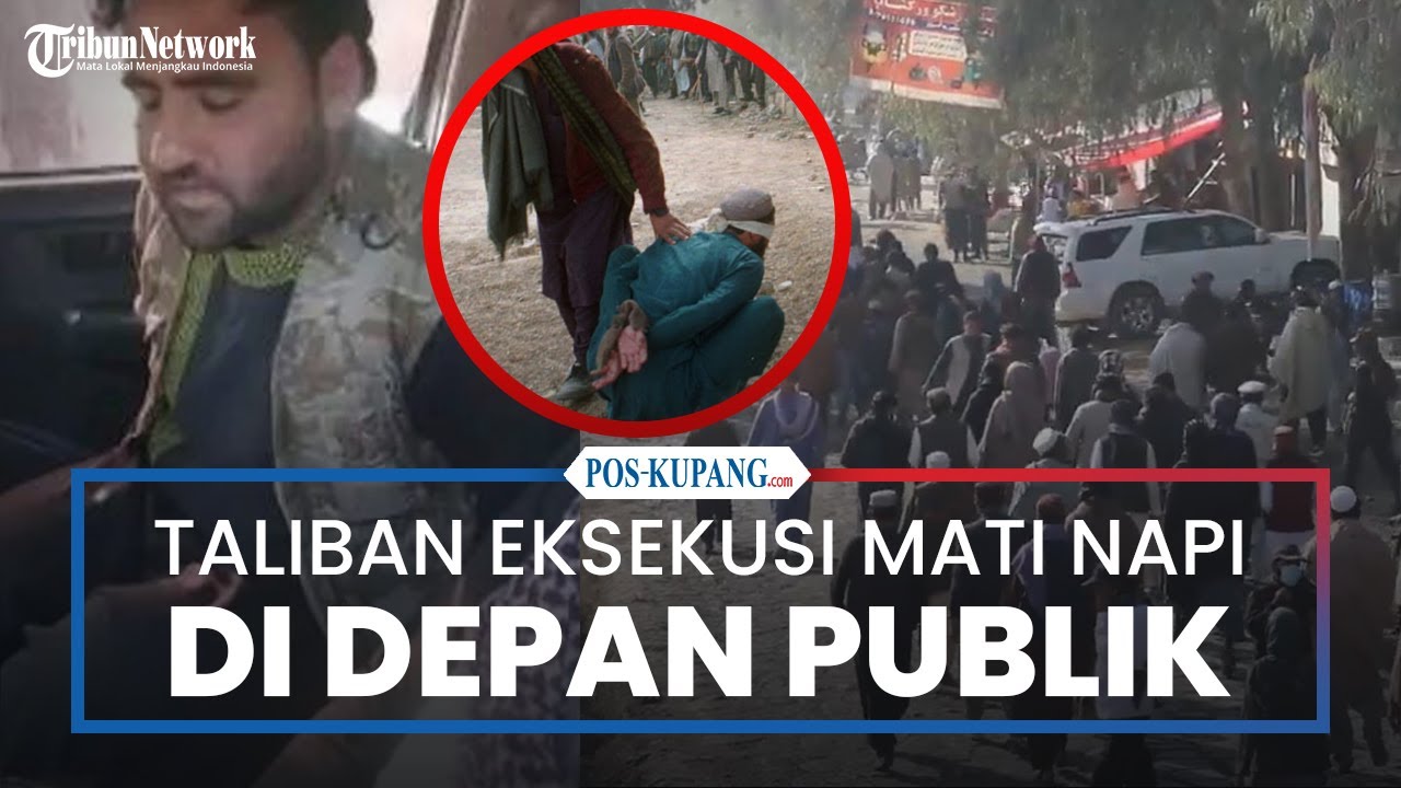 Taliban Eksekusi Mati Napi Pembunuh di Depan Publik