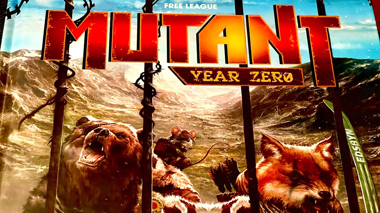 UN-BOXING Mutant Year Zero: &lsquo;GENLAB ALPHA&rsquo; RPG Stand Alone Expansion Rocket Raccoonish