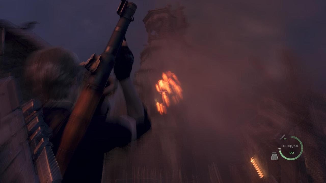 Leon vandalizes remote Spanish village in resident evil 4 remake