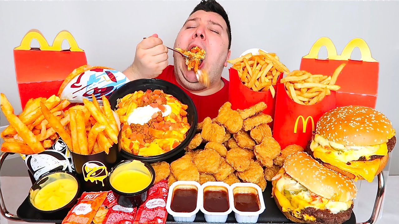 $100 Worth of McDonald's & Taco Bell • MUKBANG