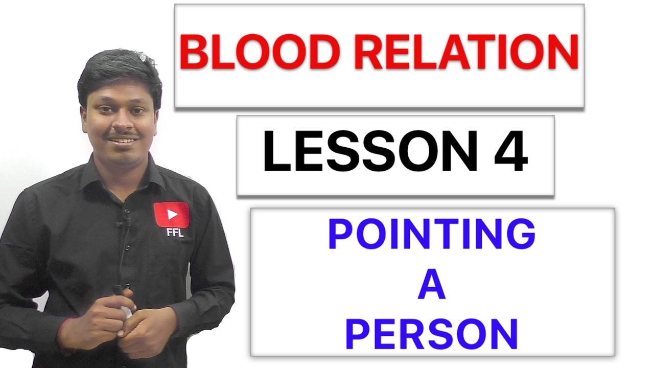 BLOOD RELATION - POINTING TO A PERSON - Lesson 4