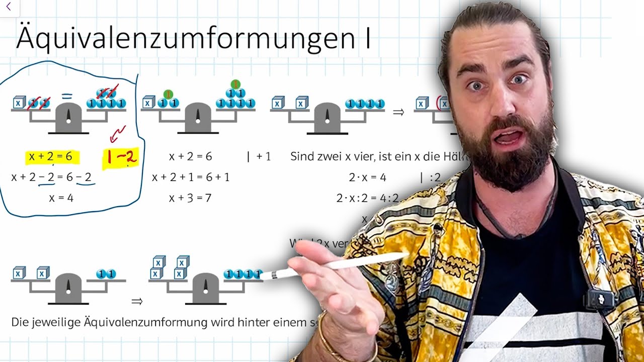 Wie funktioniert die Äquivalenzumformung? | Äquivalenzumformung einfach erklärt