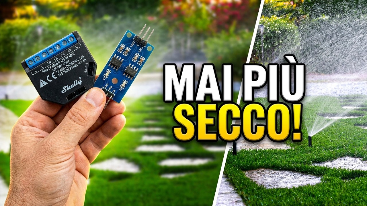 Irrigazione Automatica Per Il Tuo Giardino Terreno Smart Con Shelly