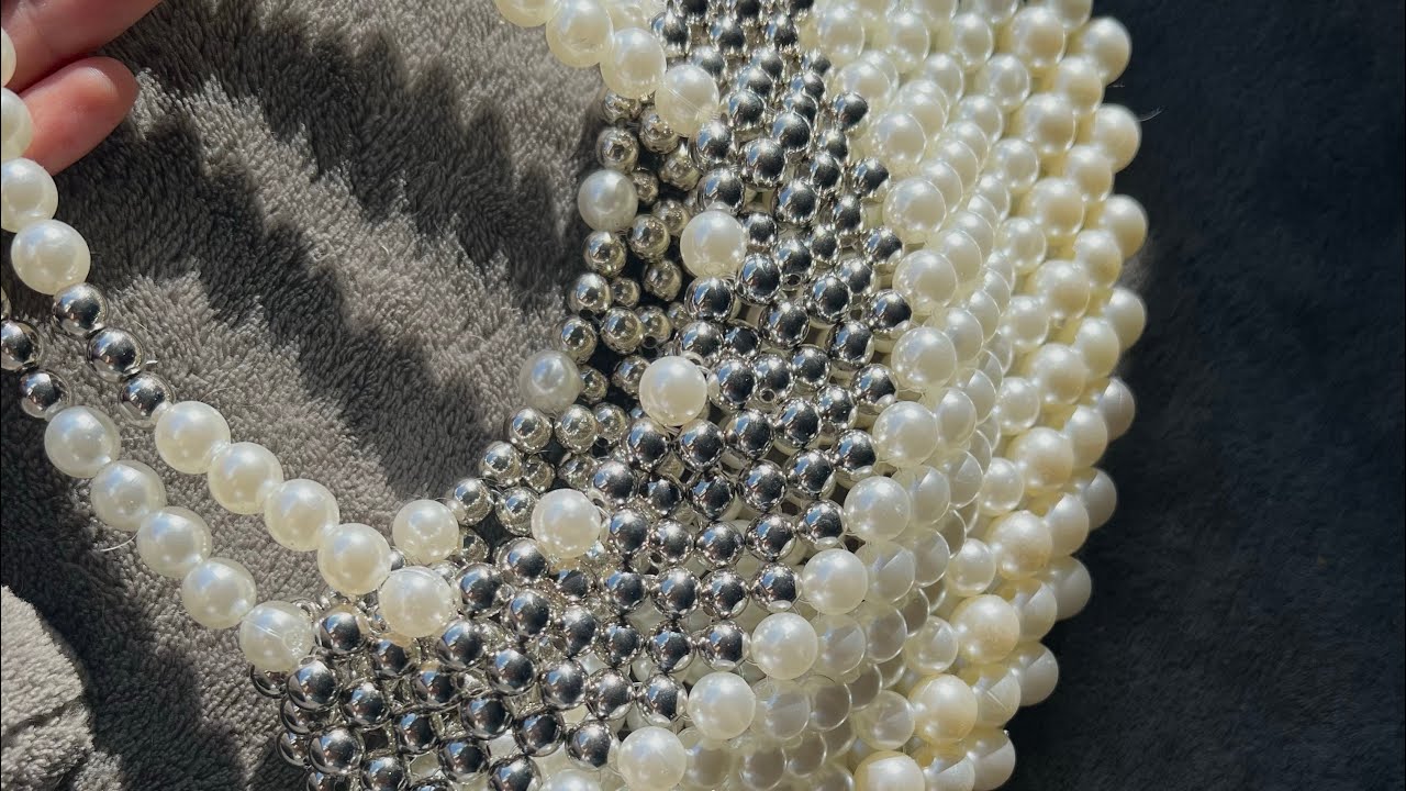 Tutorial de bolso de perlas/ bag pearls