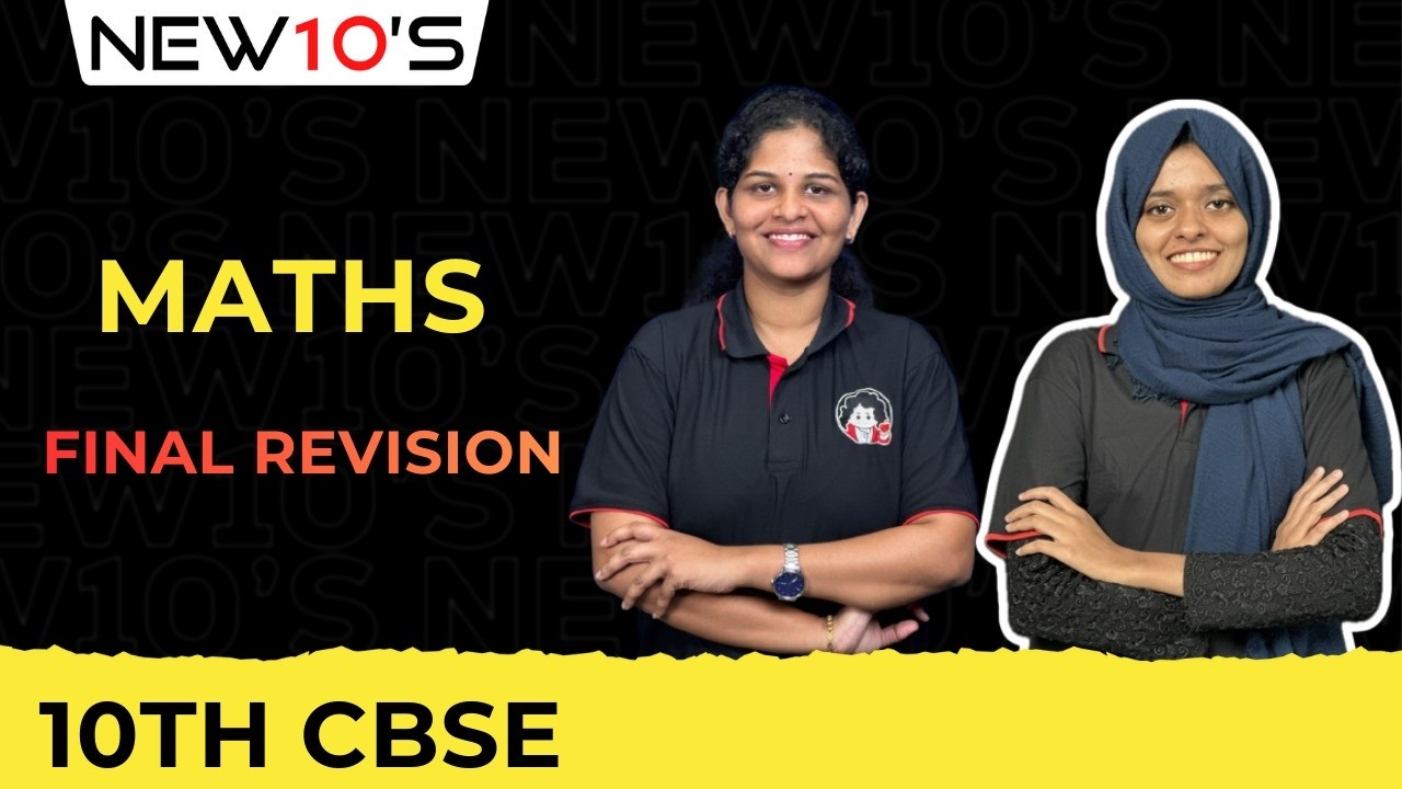 10th CBSE MATHS FINAL REVISION || 2ND DAY CLASS