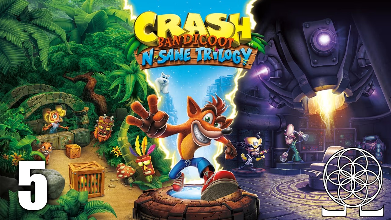 THE ACCURSED REVERSING LIZARD. | Crash Bandicoot Episode 5