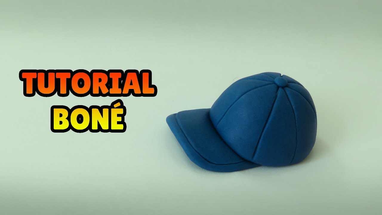 🔴 FAÇA um BONÉ - Tutorial Fácil Biscuit, Pasta Americana, Clay ou Plastilina - DIY