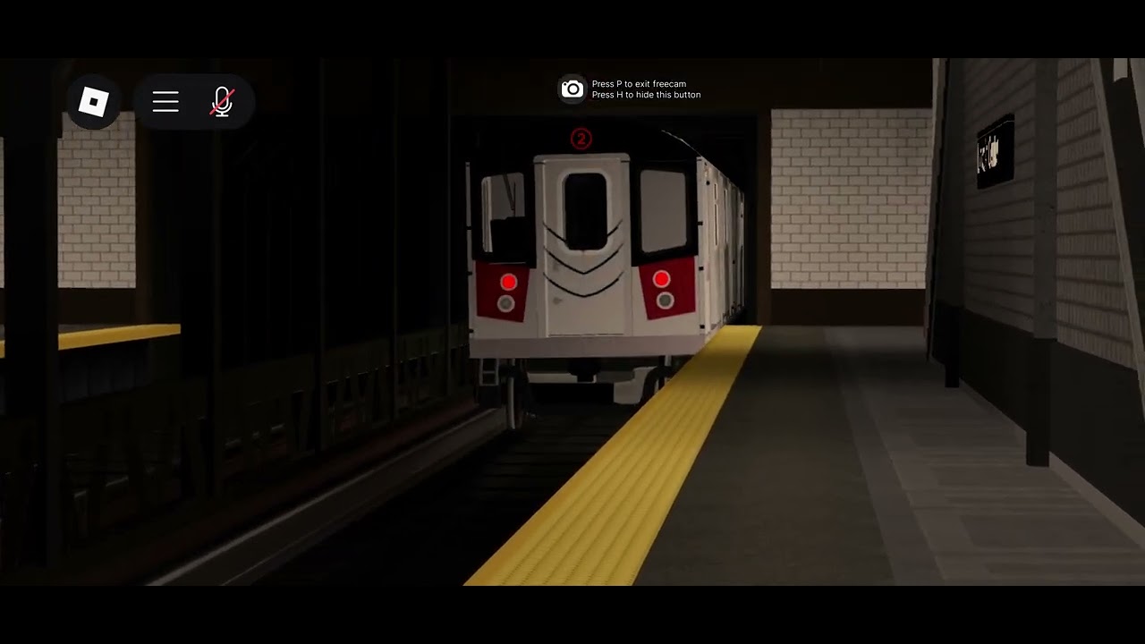NYC Subway Automated: (1) And (2) Train Action @ Lincoln Center