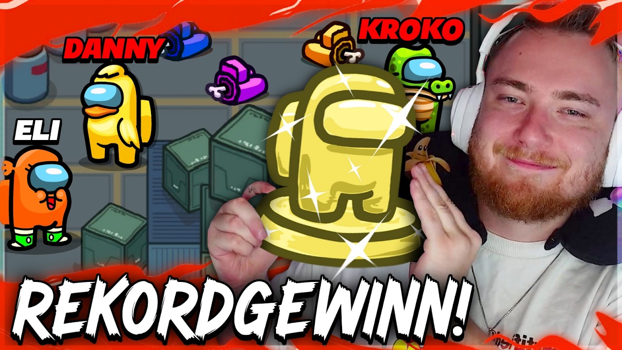 4x IMPOSTOR WINS! (Rekord) 🏆😱 Among Us mit Eli, Broski, Schradin, Mehdi, Seyn & Co 🔥 | SolutionPlayz