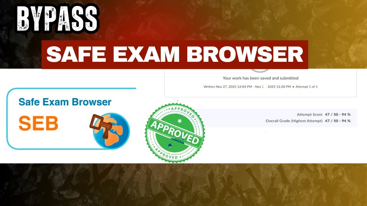 How to cheat on Safe Exam Browser in 2025 | Bypass SEB