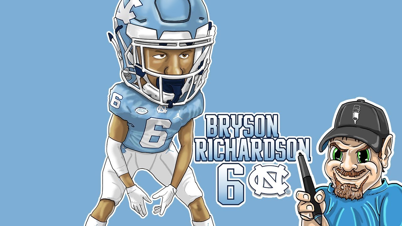 How to Draw a Caricature of a College Football Player