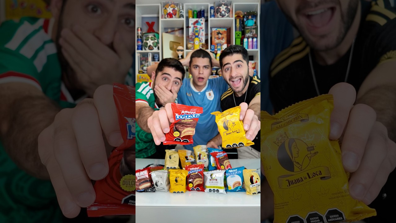 Mexicanos probando Alfajores Uruguayos 🇺🇾🤝🇲🇽 ​