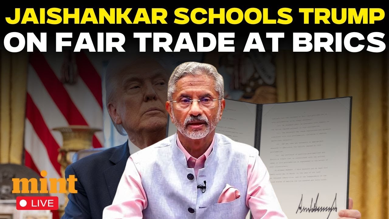 Live: Jaishankar Speech At BRICS Summit On Trade Tensions Amid US Tariffs | Trump,India,Russia,China