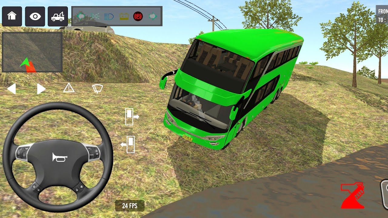 😡🥹Bus Simulator IndonesiaBus Simulator: UltimateMobile Bus Simulator school Bus Game Bus #simulator 
