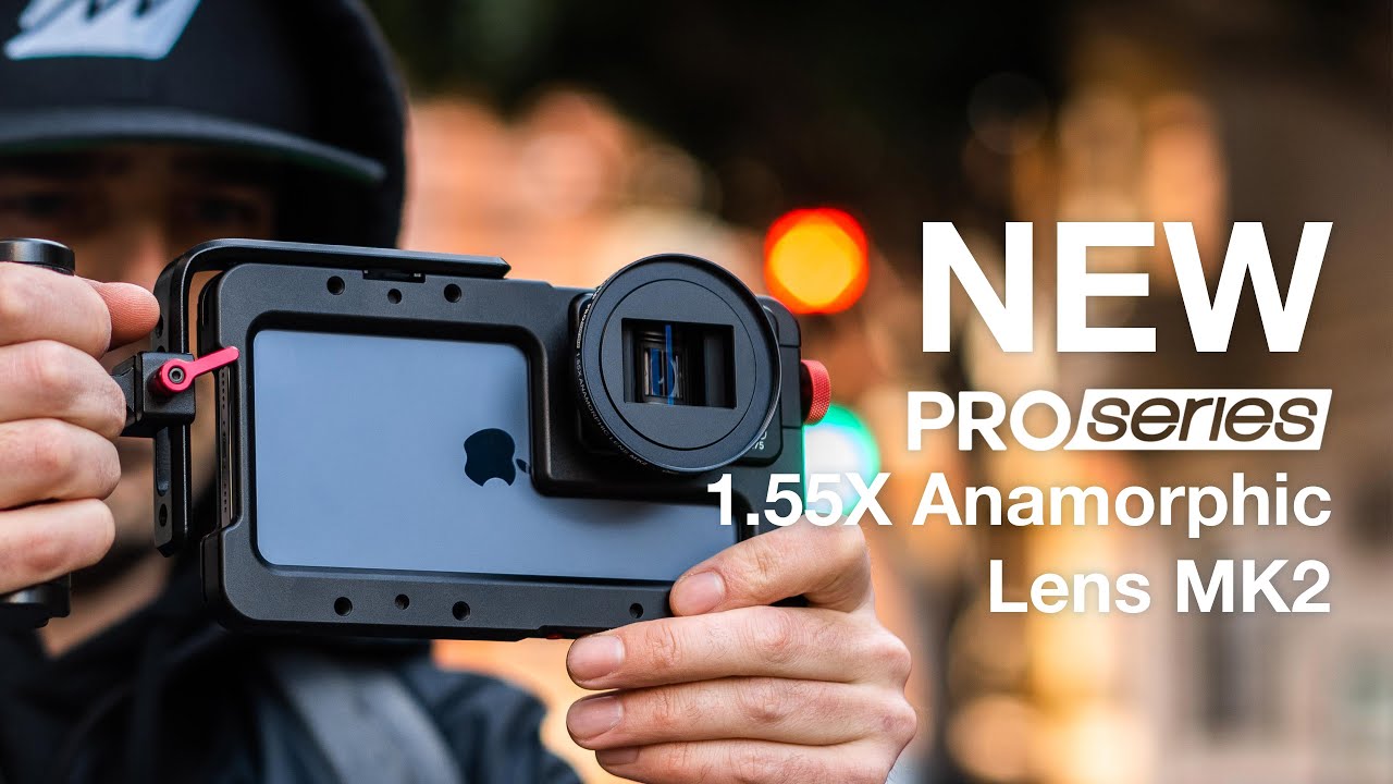 NEW Beastgrip 1.55X Anamorphic Lens MK2 for iPhone and Android filmmakers