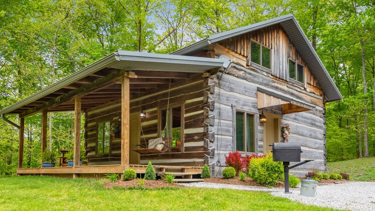 Amazing Beautiful The Tranquility Log Cabin House | Lovely Tiny House