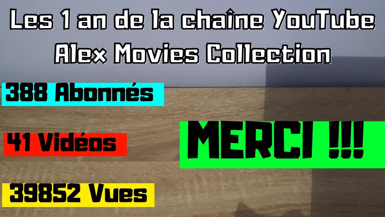 🎉🎉 LES 1 AN DE LA CHA&Icirc;NE 🎉🎉