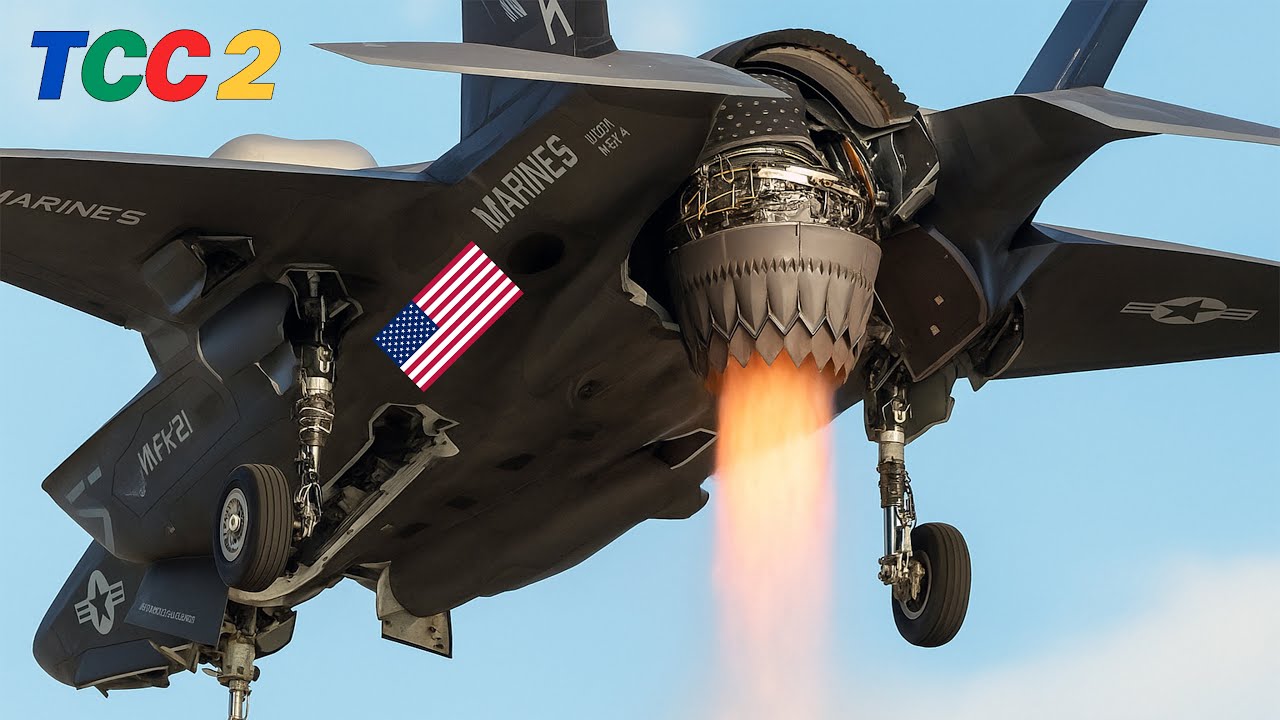 F-35B Mỹ hạ cánh thẳng đứng – Nga Trung còn đang mơ