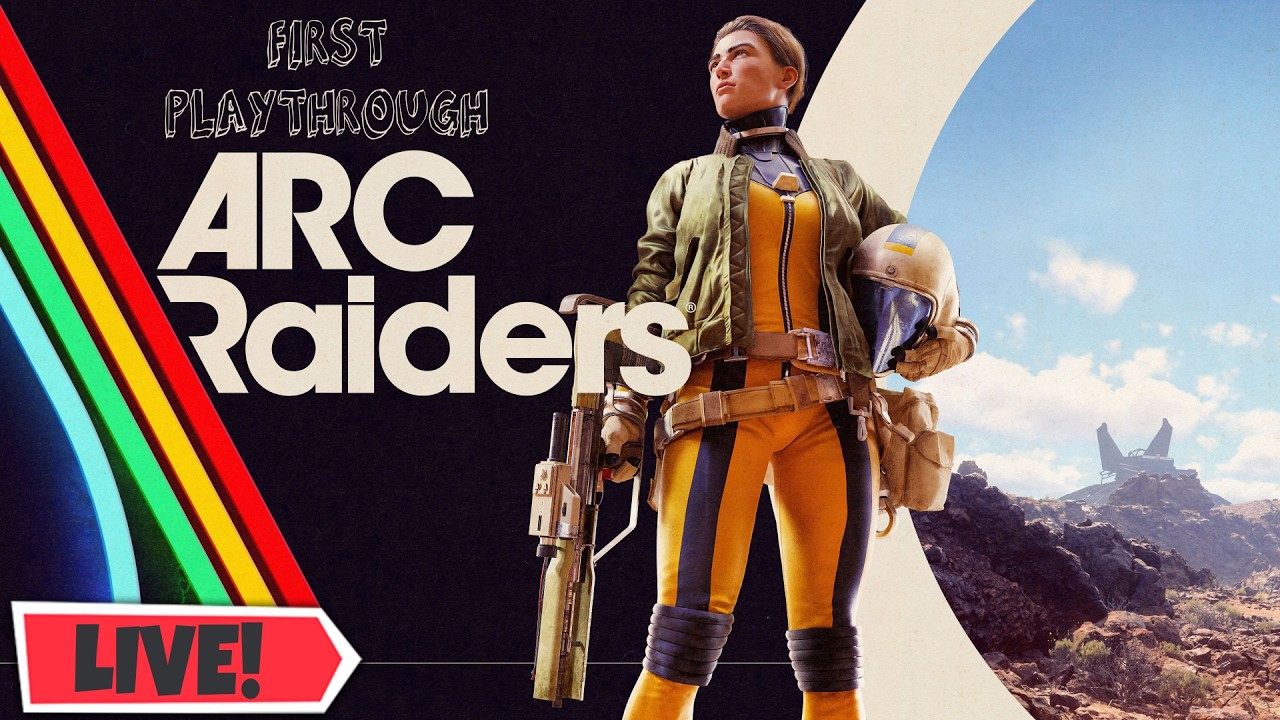 ARC Raiders First Playthrough LIVE 🤖 Brand New Extraction Shooter | RTX 3060Ti Gameplay