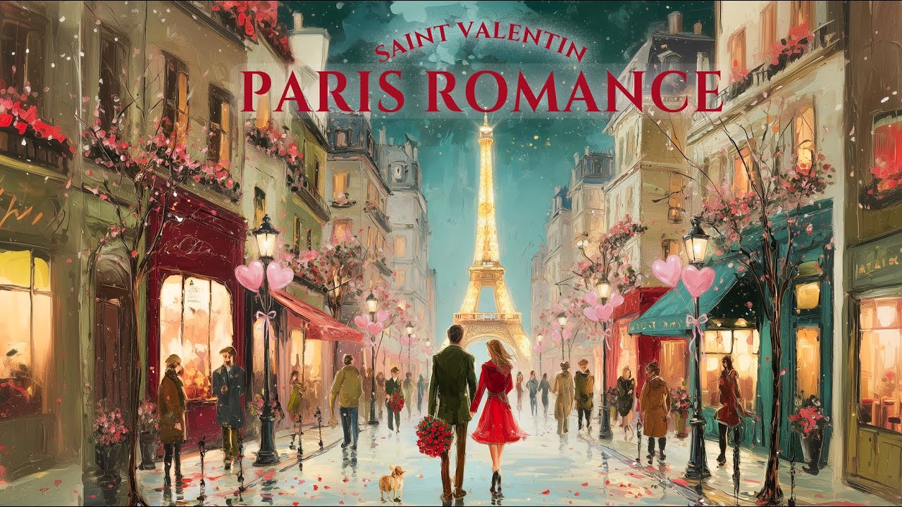 𝐕𝐚𝐥𝐞𝐧𝐭𝐢𝐧𝐞'𝐬 𝐃𝐚𝐲 𝐢𝐧 𝐏𝐚𝐫𝐢𝐬🗼 | Relaxing French Instrumental Music | Piano & Violin |  Winter Playlist