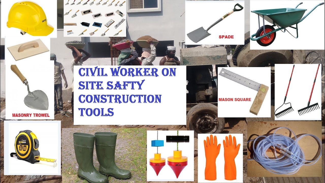 CIVIL Worker On SITE Safety & Construction Tools  || Watch #civiltechconstructions