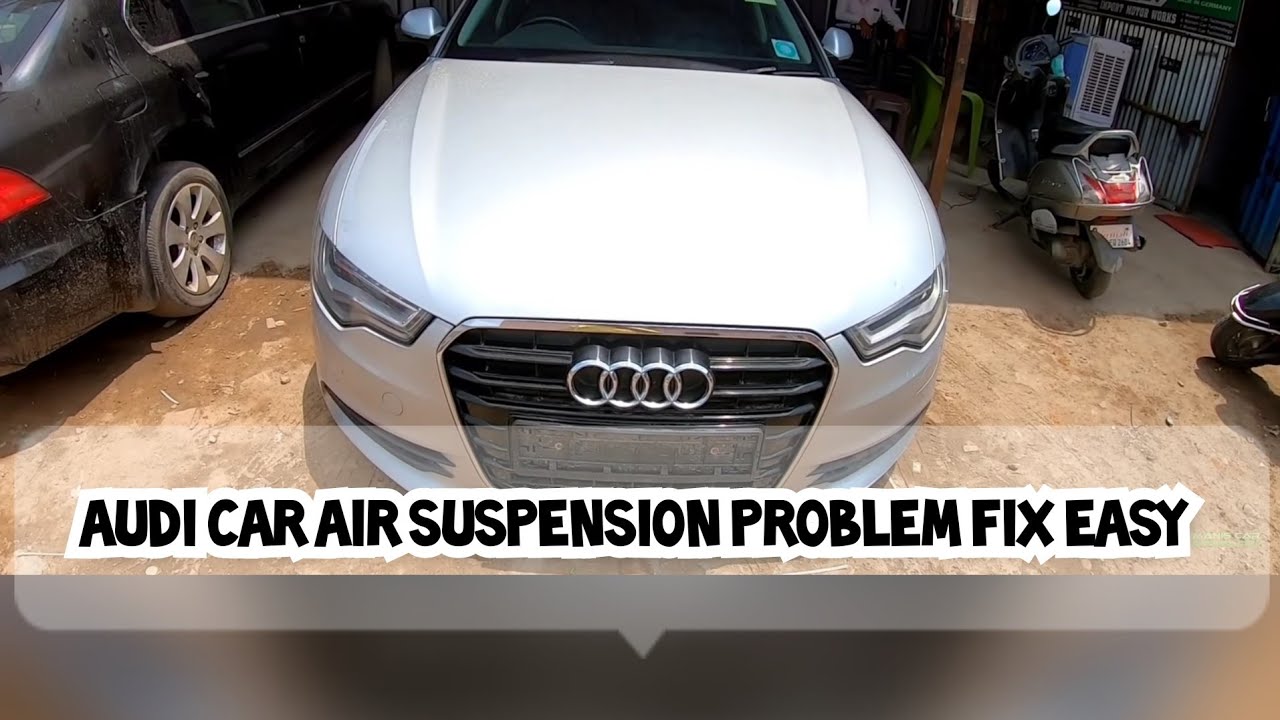 Audi A6 Air Suspension Valve Block lower raise problem fix
