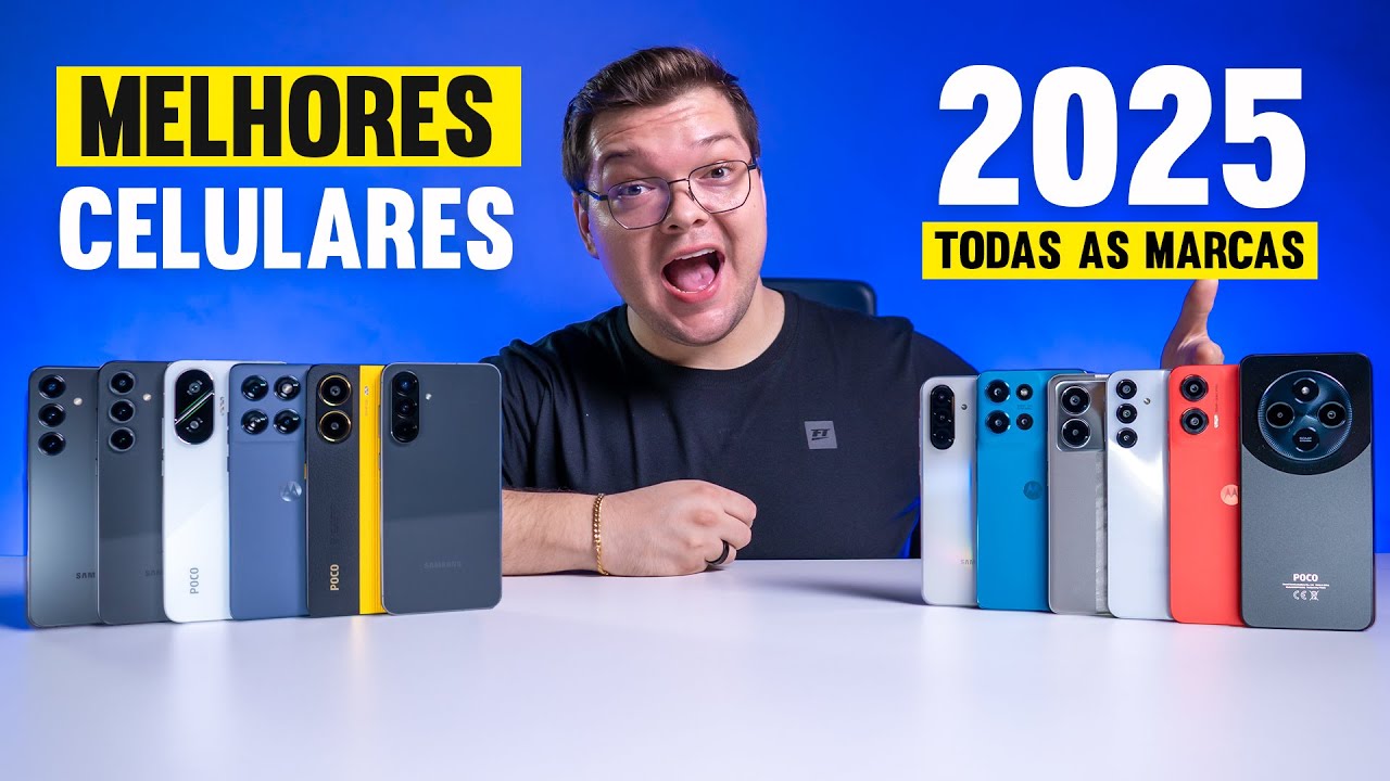 TOP 12 MELHORES CELULARES PARA COMPRAR EM 2025! (atualizado)