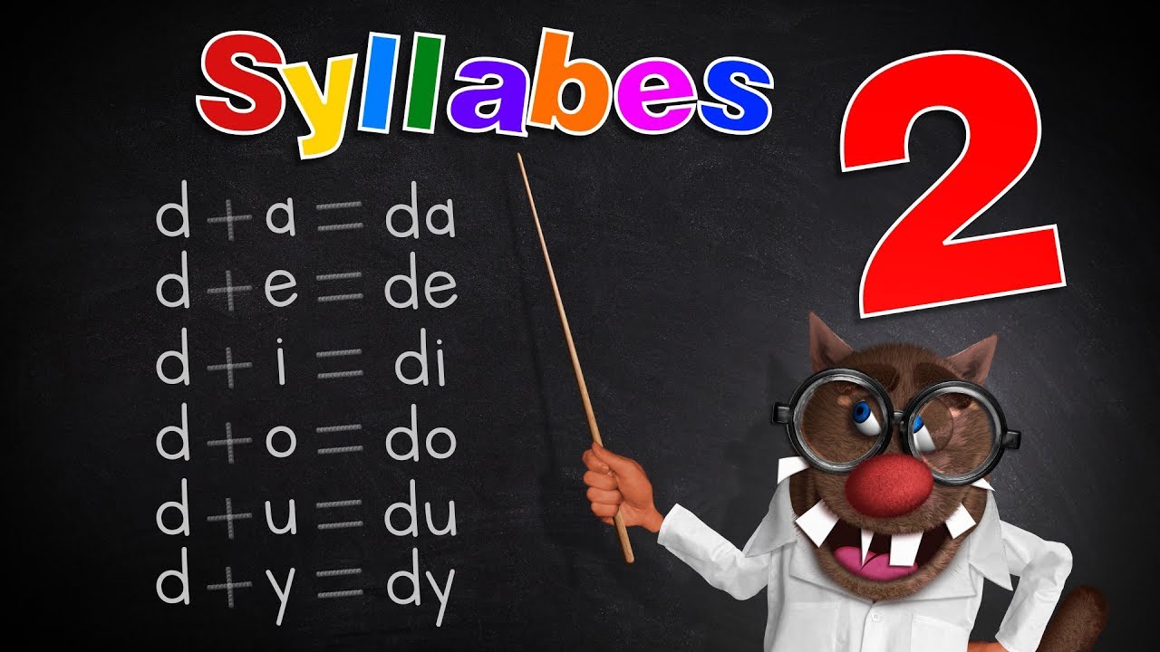 Foufou - Les Syllabes pour les enfants (Learn Syllables for kids) (Serie02) 4K
