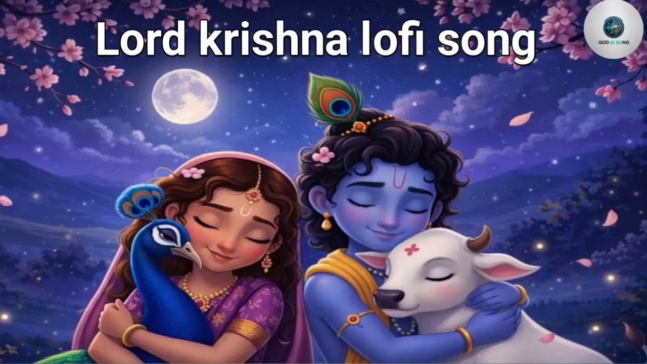 Lord Krishna LoFi Song 🎧 | Peaceful Radha Krishna Bhajan | Relaxing Devotional Music