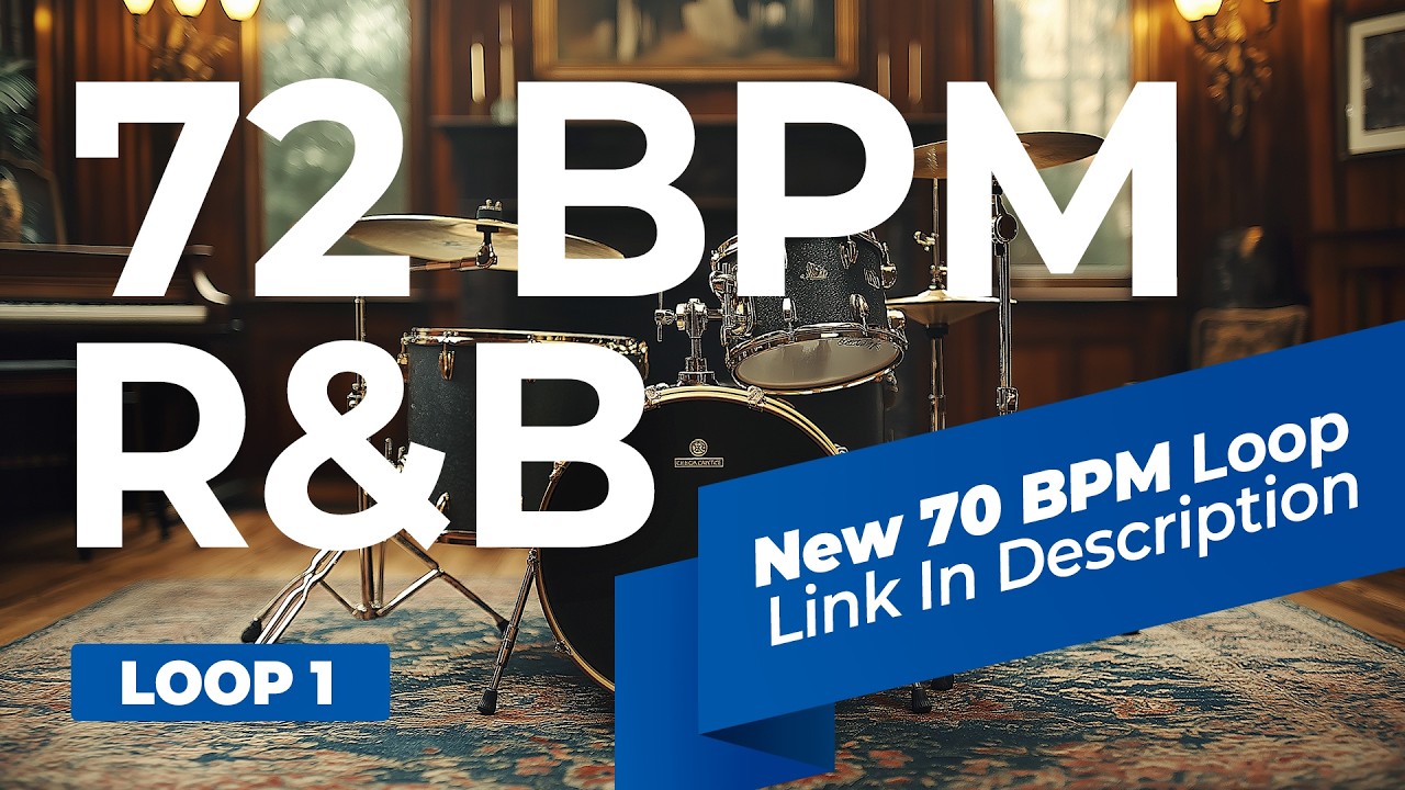 R&B Drum Loop &ndash; 72 BPM (4/4) | Smooth & Soulful Groove &ndash; Loop 1 (Free Download)