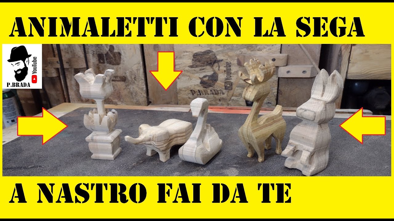 Come realizzare animaletti 3D con la Sega a nastro Fai da Te