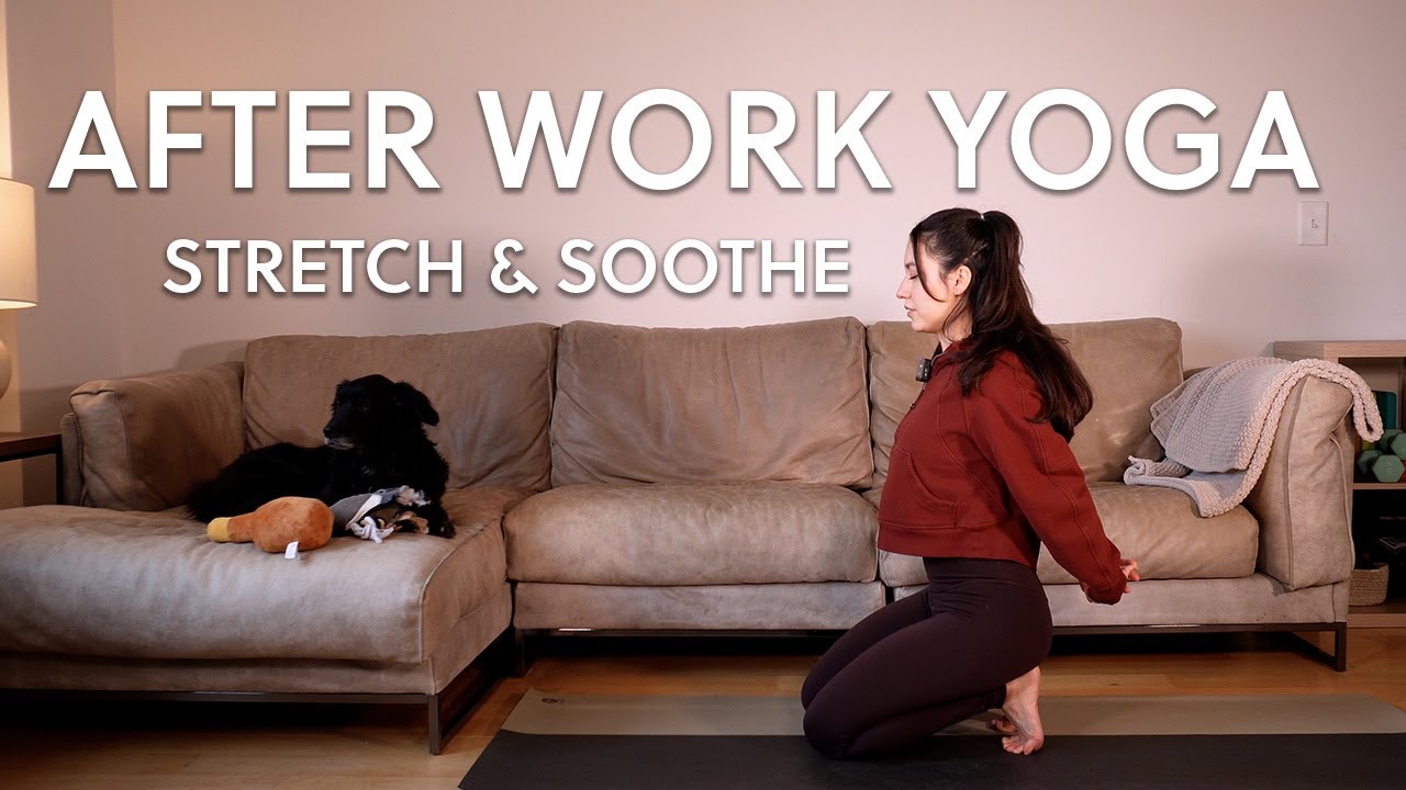 Wind Down After Work Yoga | Soothing Full Body Stretch