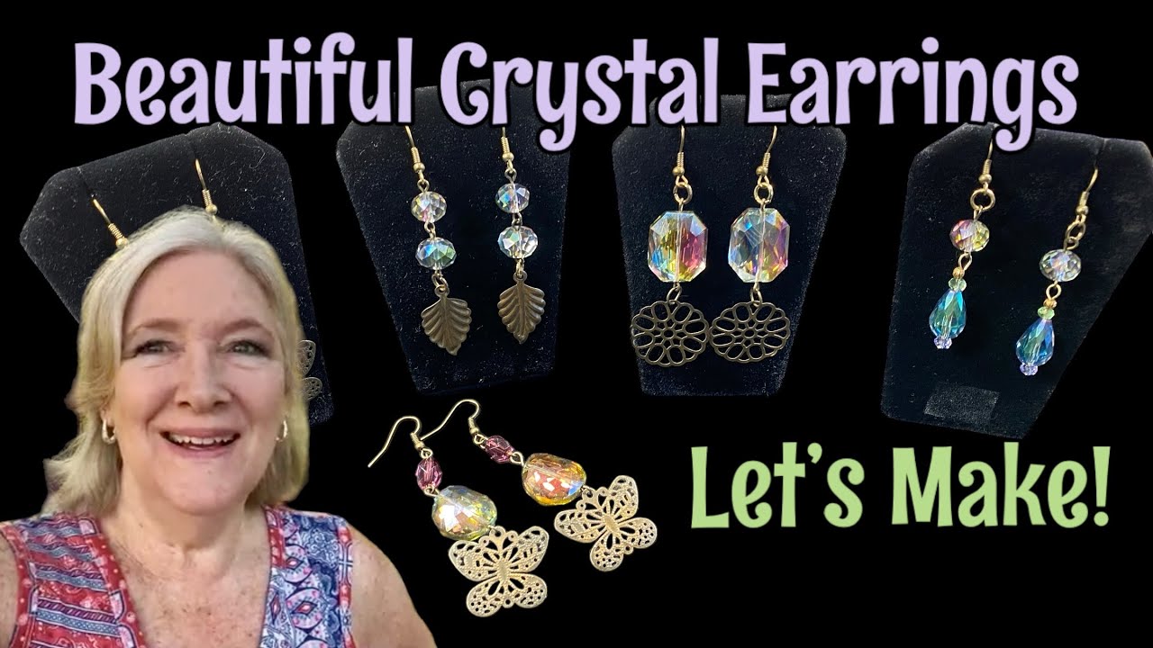 Make UPCYCLED Jewelry Charm EARRINGS ❤️ Beginner Jewellery Making DIY