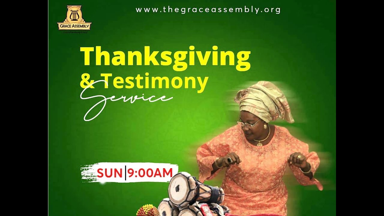 March 2026 Thanksgiving And Testimony Service