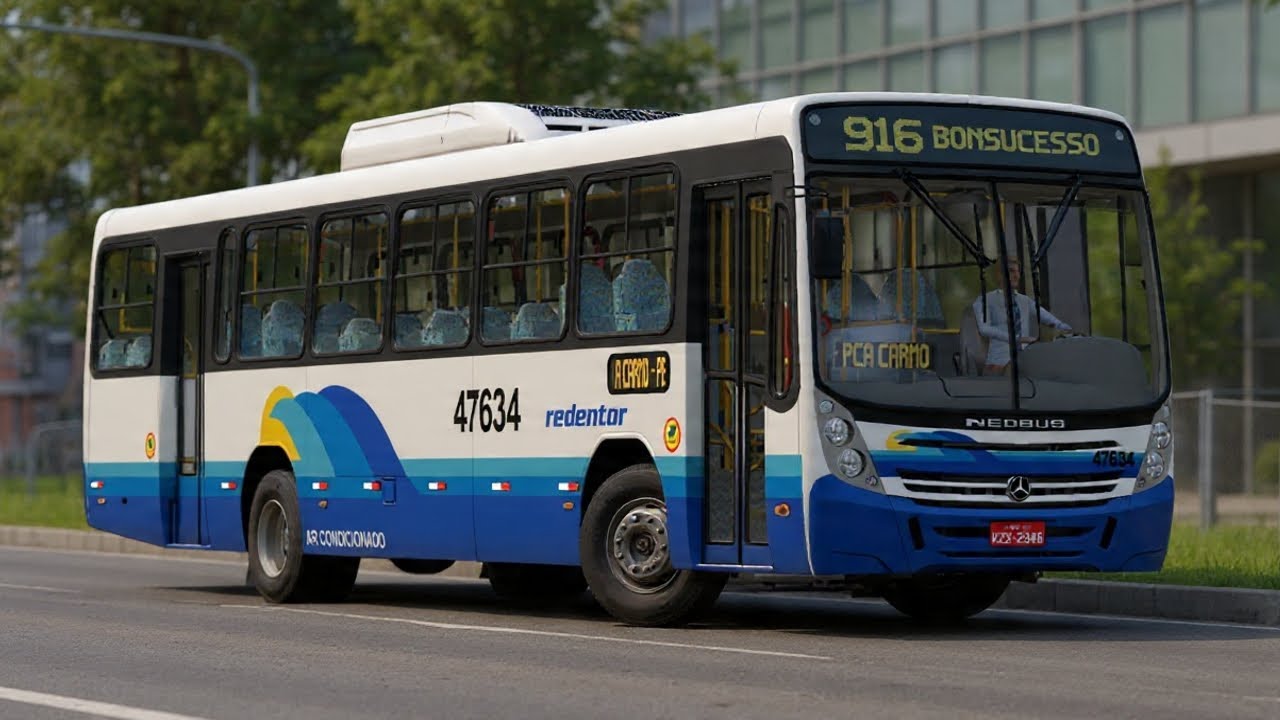 🔵 SAIU!!! LANÇAMENTO!! Neobus Mega 2006 MB OF 1722M padrão Redentor - Proton Bus Simulador 