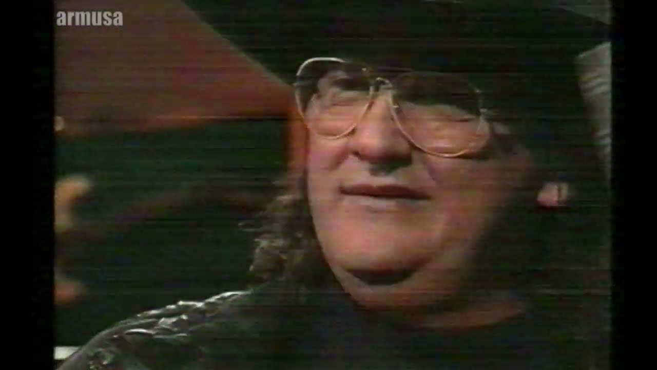 Armusa con Edelmiro Molinari en Tributo a Imagen de Radio, 1995. 8 de Julio cumple 75 años.