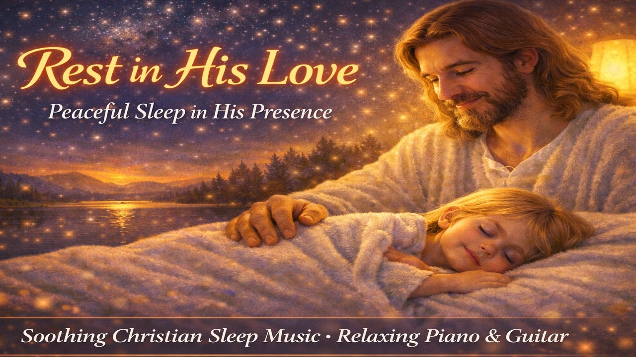 Sleep Peacefully with Jesus 🌙 30 minutes Christian Sleep Music | Soft Piano