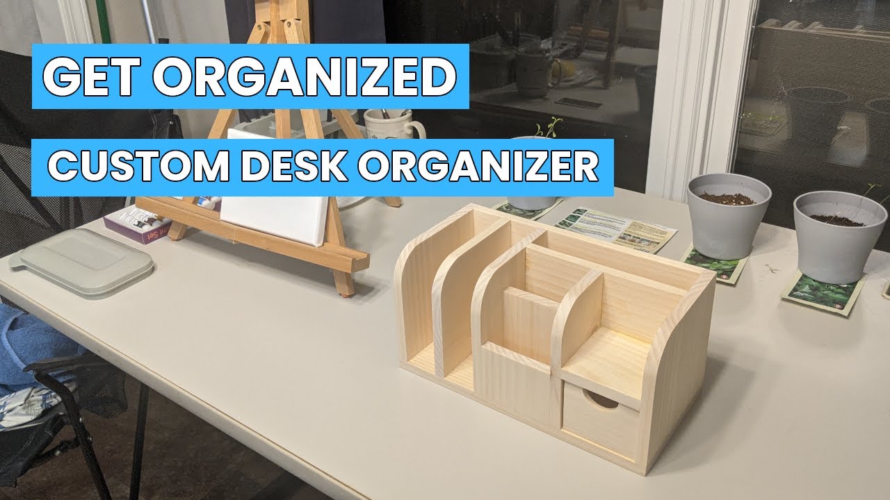 DIY Desk Organizer :: Woodworking Project